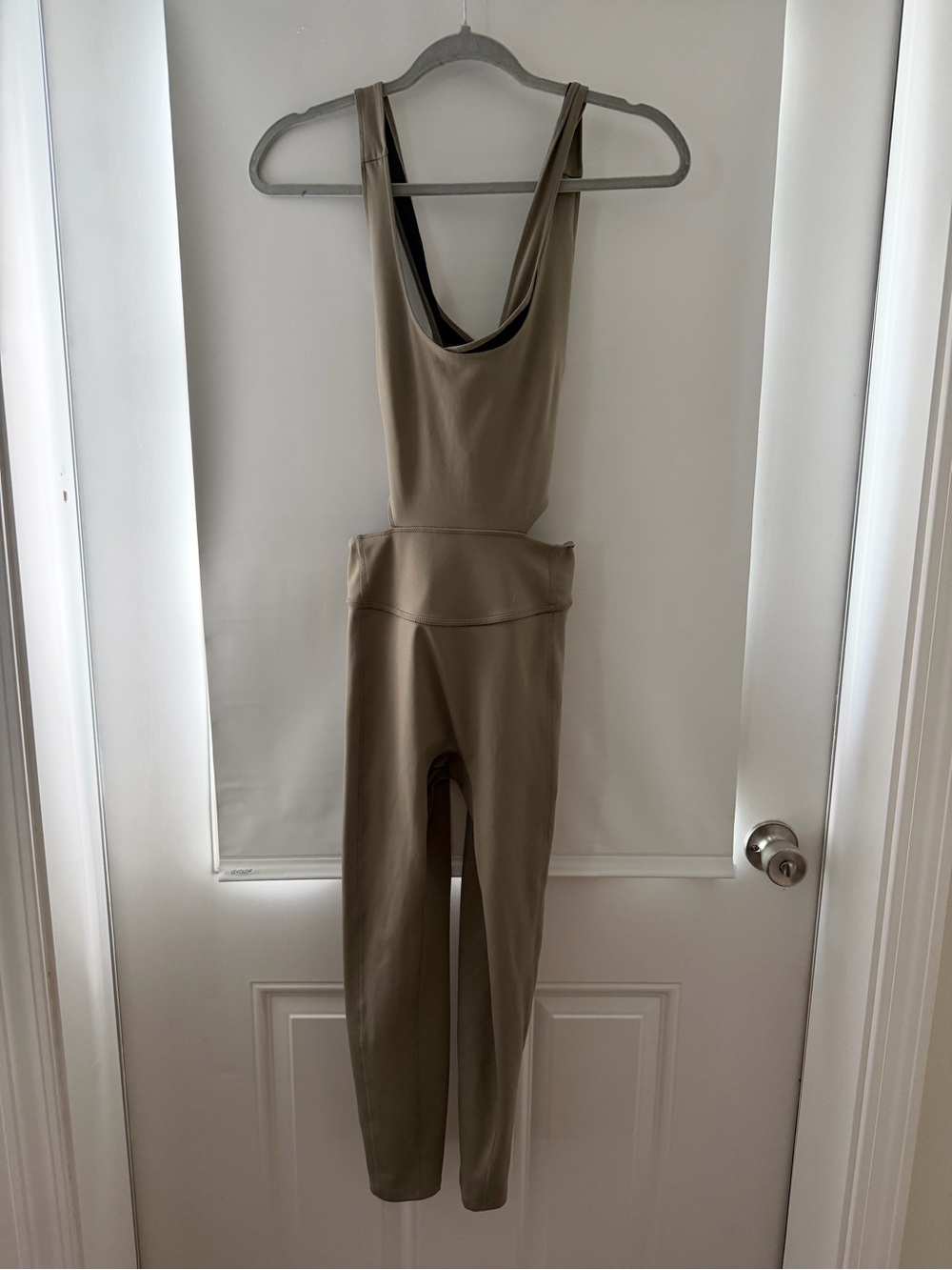 Free People Olive-Tone Bib Jumpsuit